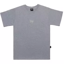 West NYC Embroidered Logo Tee Shirt Grey