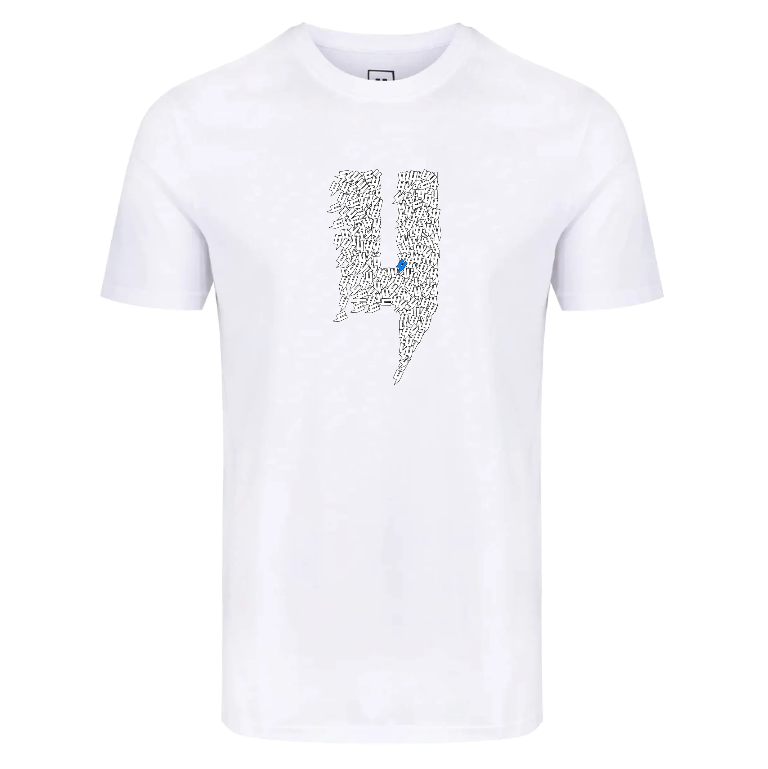 WHITE TEE FLYING Y LOGO