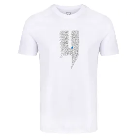 WHITE TEE FLYING Y LOGO